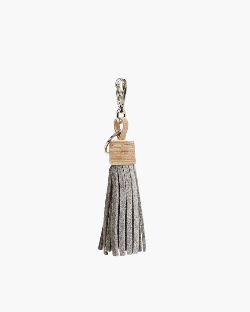 Graf Lantz-Large Felt Tassel-Keychains-Natural Leather-Much and Little Boutique-Vancouver-Canada