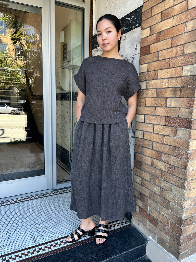 Black Crane-Classic Skirt-Bottoms-Much and Little Boutique-Vancouver-Canada