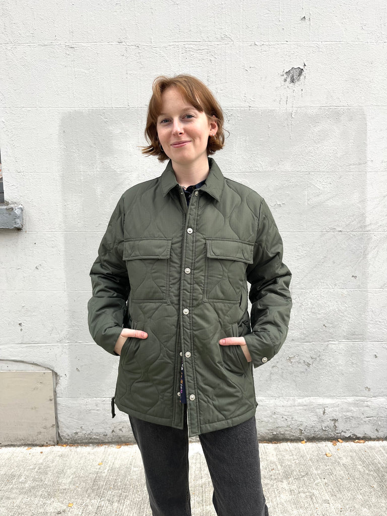 Taion-Military CPO Down Shirt-Outerwear-Much and Little Boutique-Vancouver-Canada