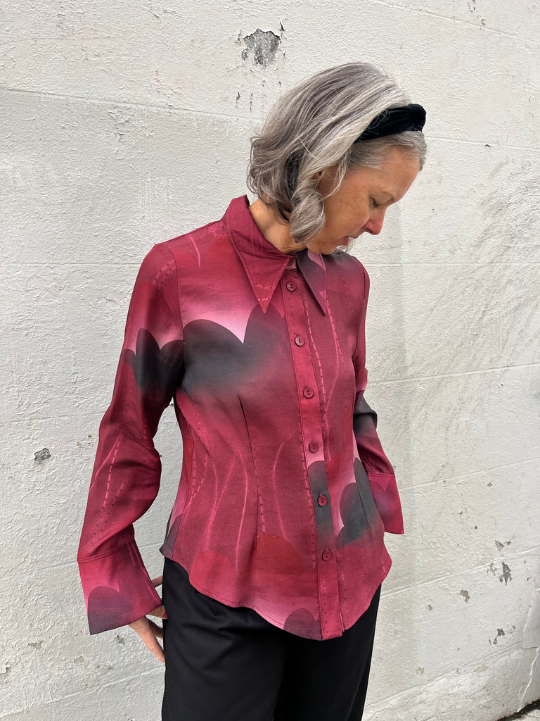 Untitled in Motion-Profonda Print Gildas Top-Shirts & Blouses-Much and Little Boutique-Vancouver-Canada