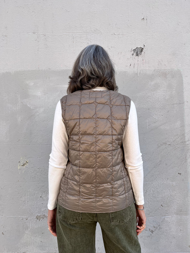 Taion-V-Neck Down Vest-Outerwear-Much and Little Boutique-Vancouver-Canada