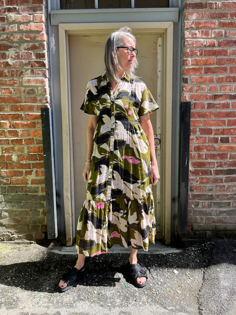 MKT-Regina Maxi Shirt Dress-Dresses-Much and Little Boutique-Vancouver-Canada