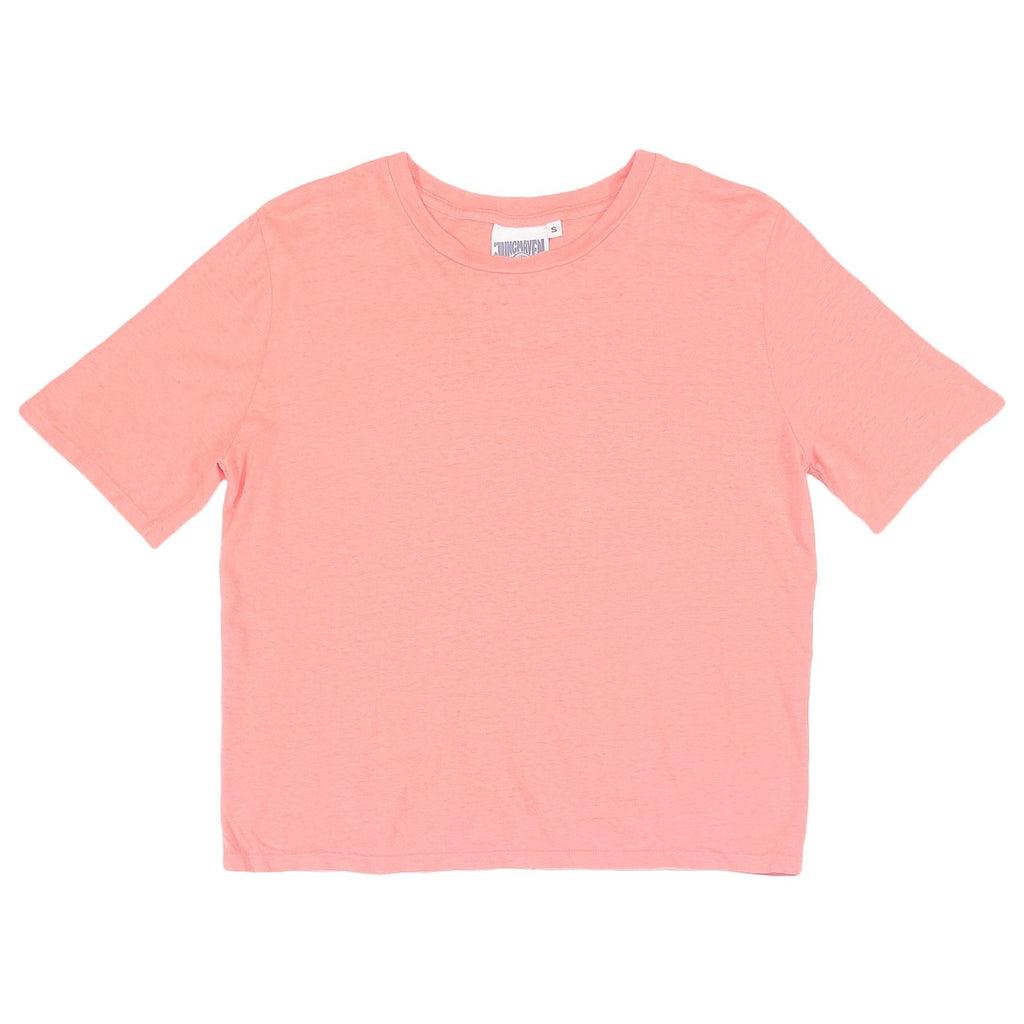Jungmaven-Silverlake Tee-Casual Tops-Pink Salmon-XSmall-Much and Little Boutique-Vancouver-Canada
