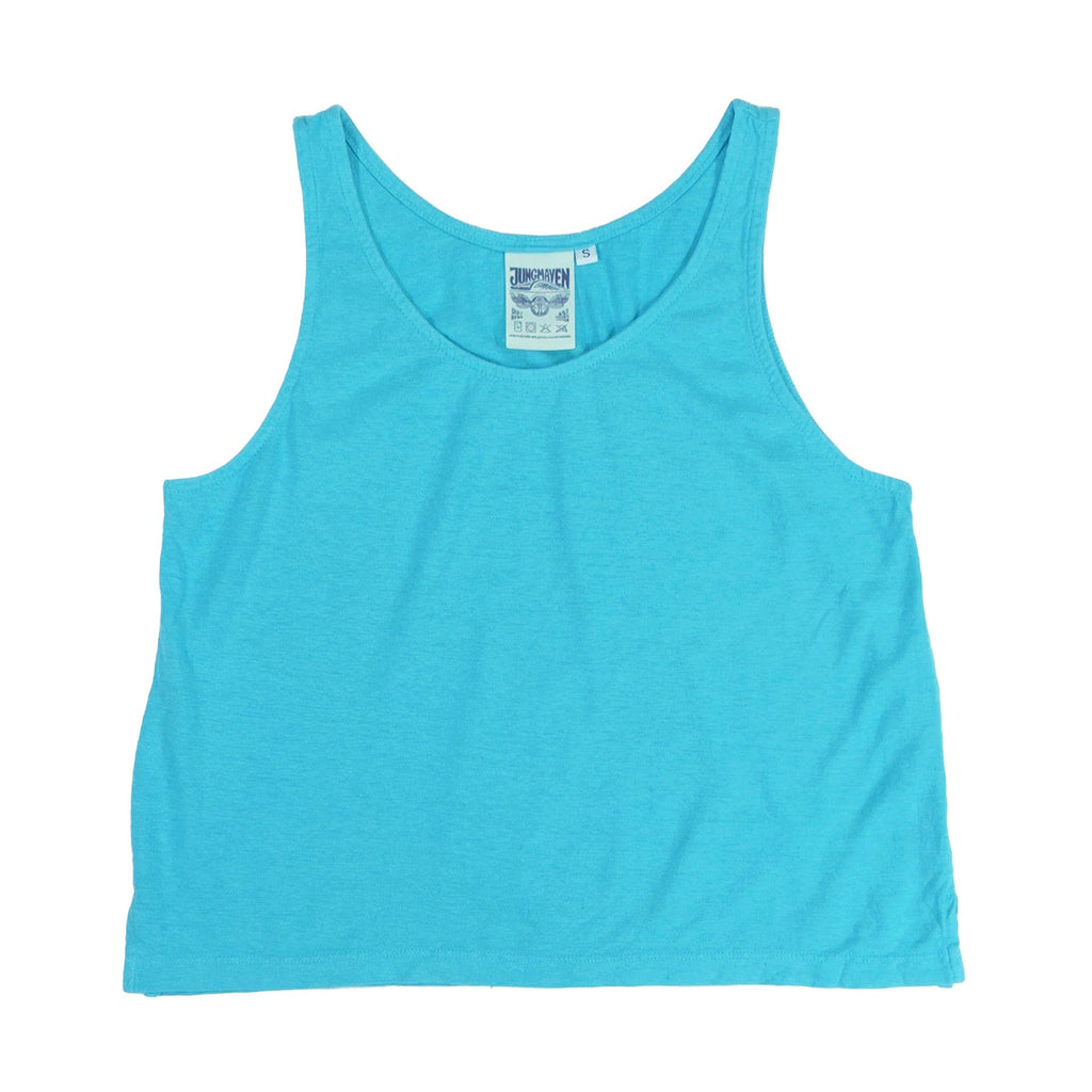Jungmaven-Cropped Tank-Casual Tops-Caribbean-Small-Much and Little Boutique-Vancouver-Canada