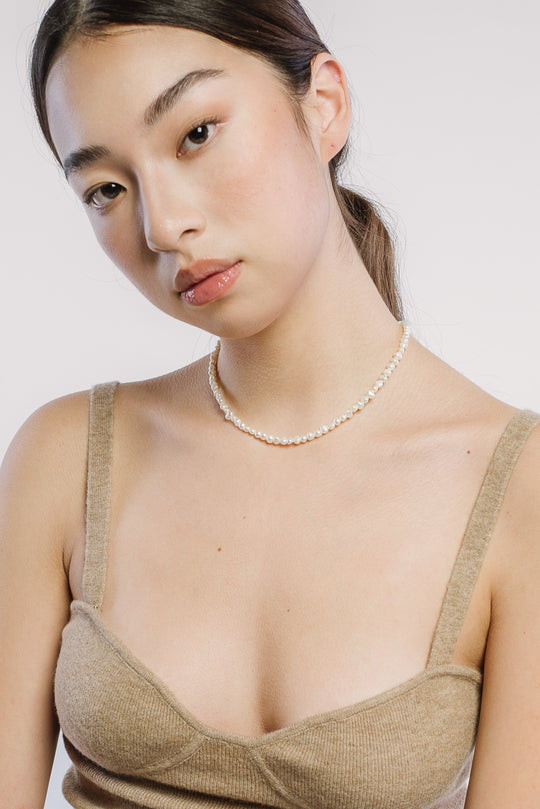 Kara Yoo-Petite Pearl Necklace-Jewelry-Much and Little Boutique-Vancouver-Canada