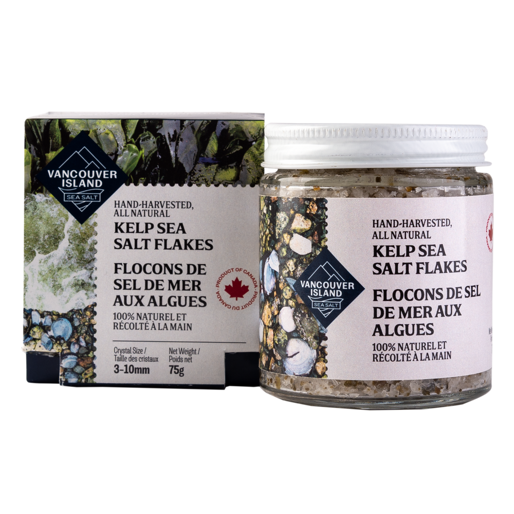 Vancouver Island Salt Co-Kelp Sea Salt Flakes-Pantry-Much and Little Boutique-Vancouver-Canada