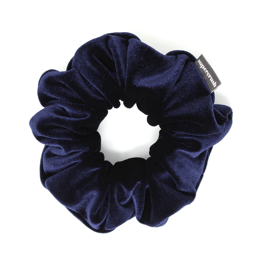 Supercrush-Regular Scrunchie-Hair Accessories-Neptune Velvet-O/S-Much and Little Boutique-Vancouver-Canada