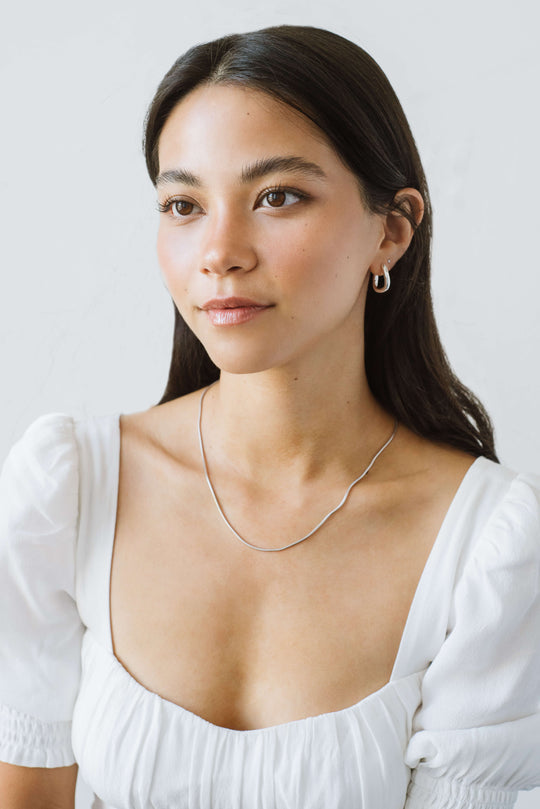 Kara Yoo-Ruth Hoops - Silver-Jewelry-Much and Little Boutique-Vancouver-Canada