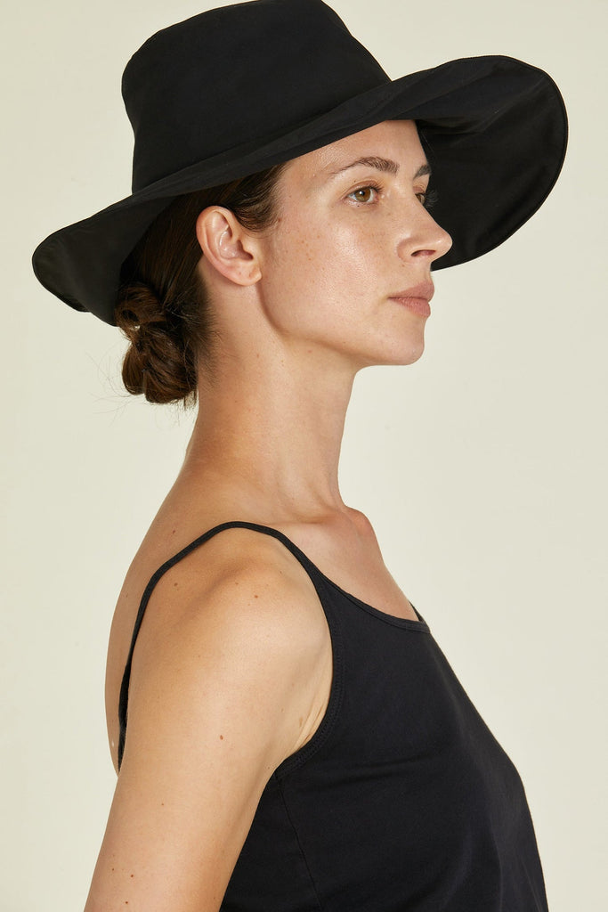 Black Crane-Wavy Hat-Hats & Scarves-Much and Little Boutique-Vancouver-Canada