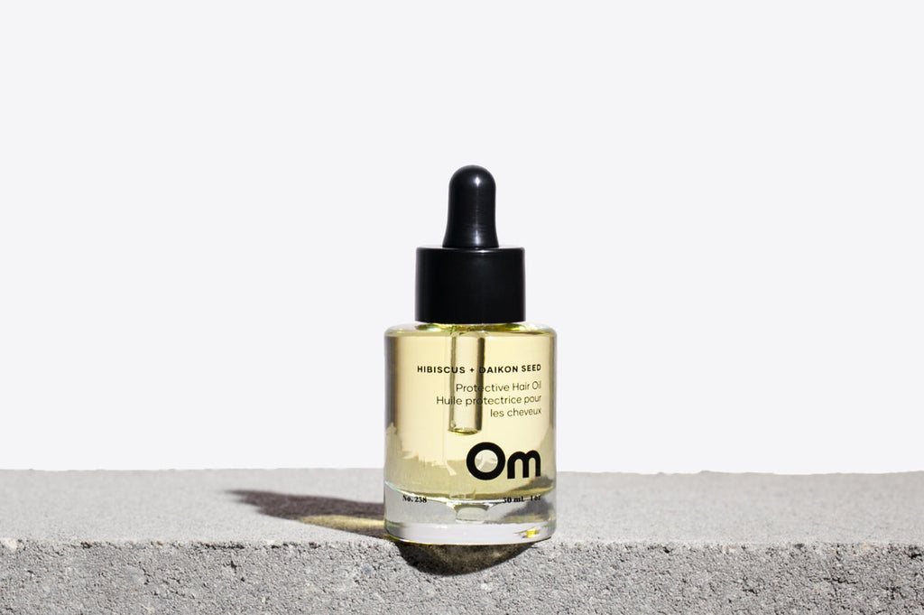 Om Organics-Hibiscus + Daikon Protective Hair Oil-Body Care-Much and Little Boutique-Vancouver-Canada