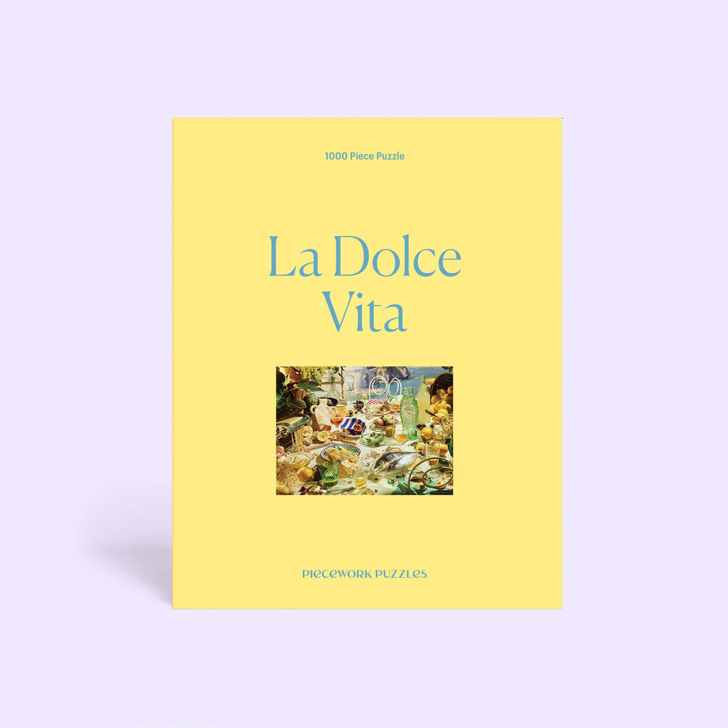 Piecework Puzzles-1000 Piece Puzzle-Card Games & Puzzles-La Dolce Vita-Much and Little Boutique-Vancouver-Canada
