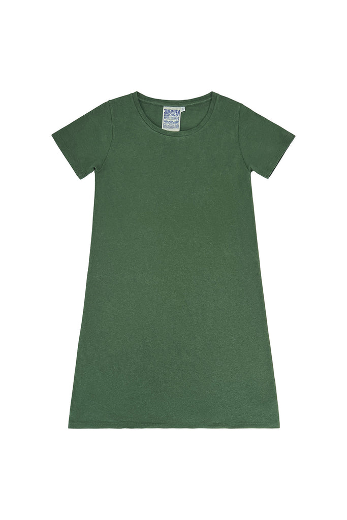 Jungmaven-Rae Line Dress-Dresses-Hunter Green-XSmall-Much and Little Boutique-Vancouver-Canada
