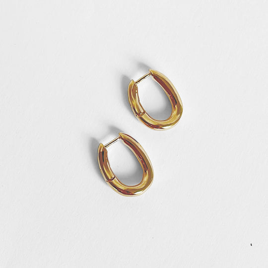 Kara Yoo-Ruth Hoops - Gold-Jewelry-Much and Little Boutique-Vancouver-Canada