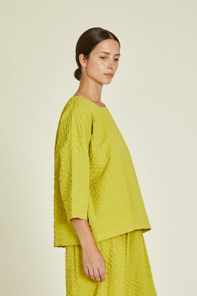 Black Crane-Square Neck Top - Turmeric-Casual Tops-Much and Little Boutique-Vancouver-Canada