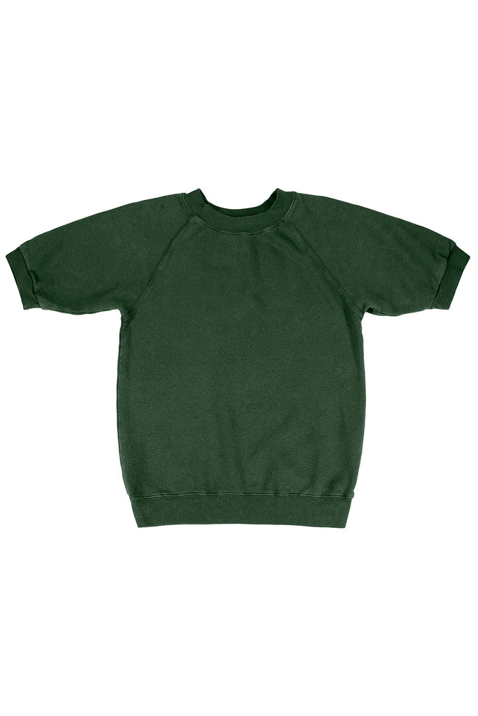 Jungmaven-Short Sleeve Fleece Raglan-Casual Tops-Hunter Green-XSmall-Much and Little Boutique-Vancouver-Canada