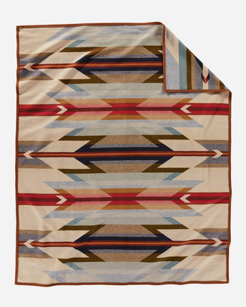 Pendleton-Wyeth Trail (Beige) Twin Wool Blanket-Throws & Blankets-Much and Little Boutique-Vancouver-Canada