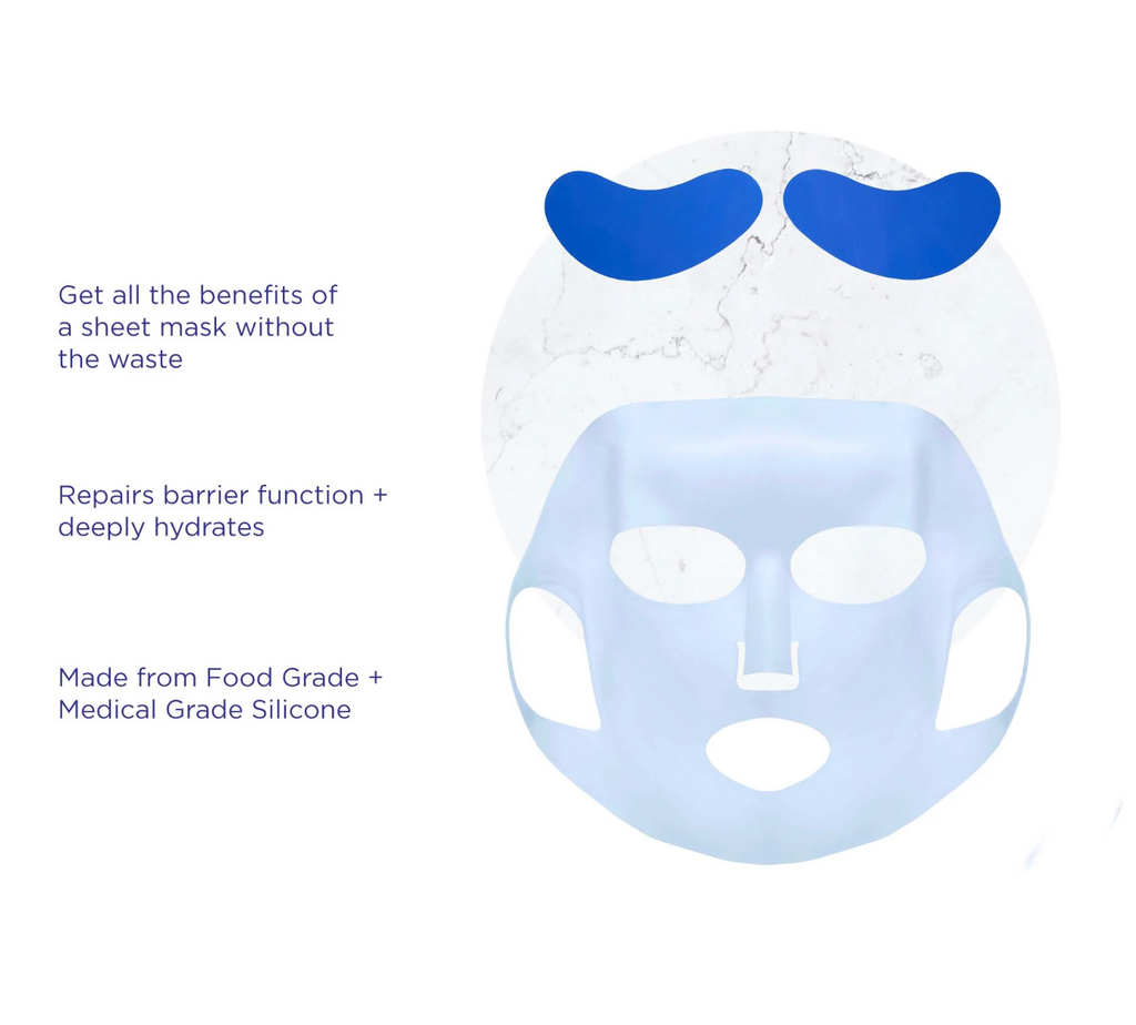 Province Apothecary-Reusable Silicone Sheet Mask Set - Eyes + Face-Skincare-Much and Little Boutique-Vancouver-Canada