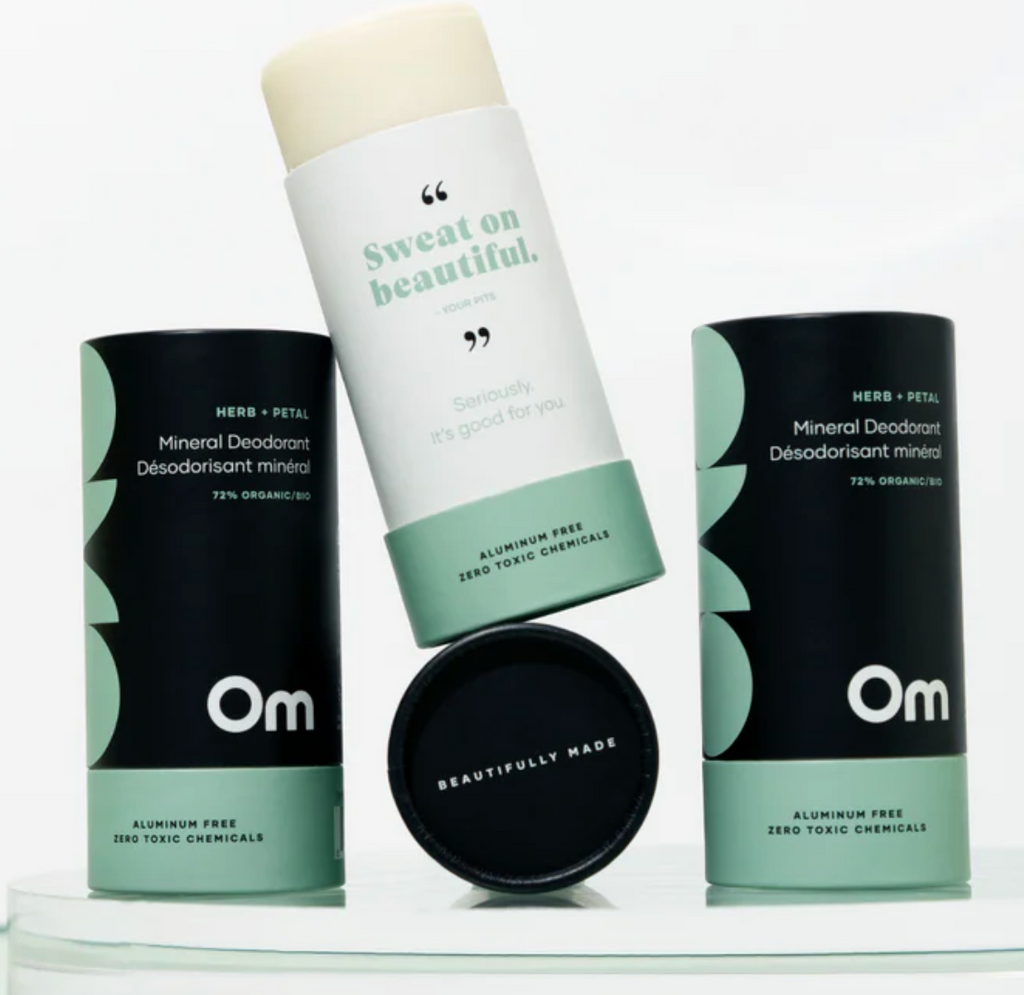 Om Organics-Herb + Petal Mineral Deodorant-Skincare-Much and Little Boutique-Vancouver-Canada