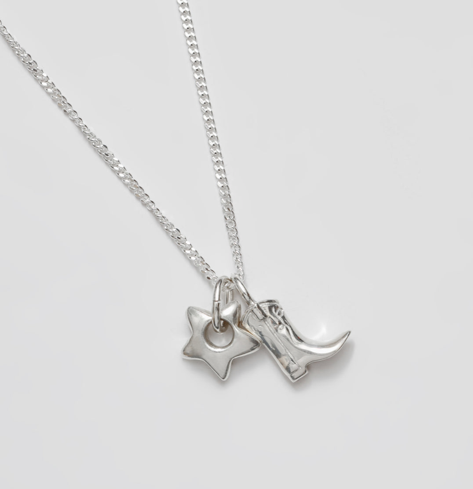 Wolf Circus-Mini Cowboy Boot & Star Charm Necklace-Jewelry-Much and Little Boutique-Vancouver-Canada