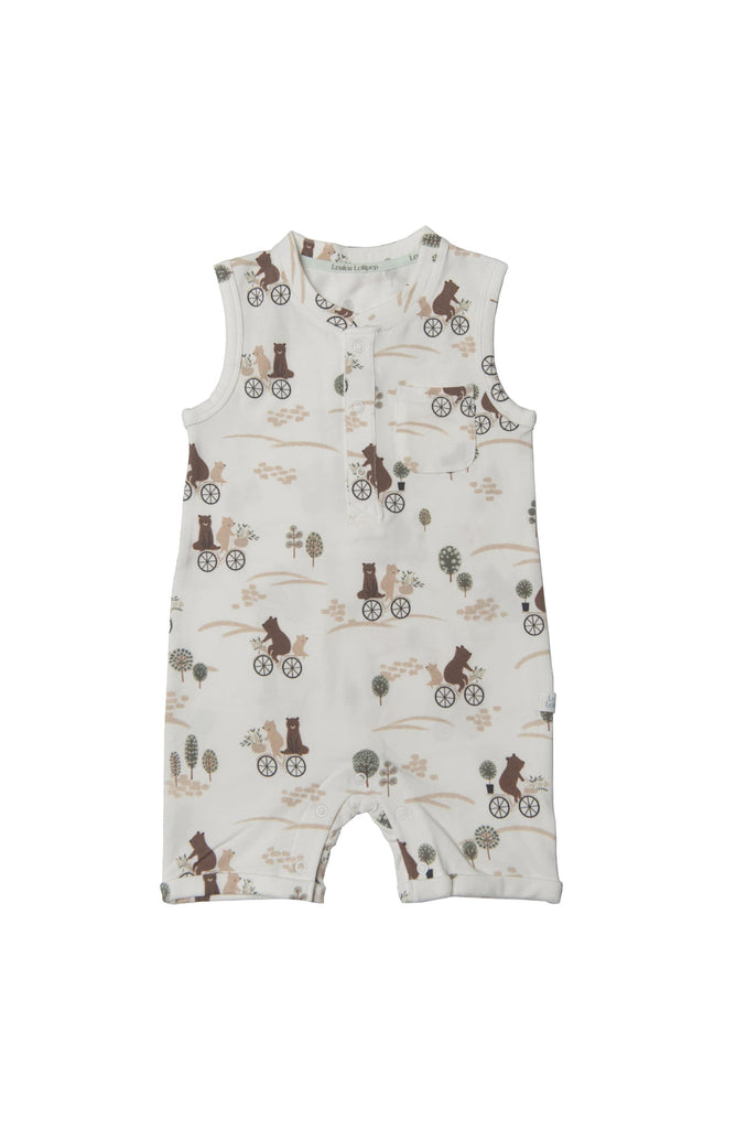 Loulou Lollipop-Short Romper-Clothing-Bears on Bikes-0-3 Months-Much and Little Boutique-Vancouver-Canada