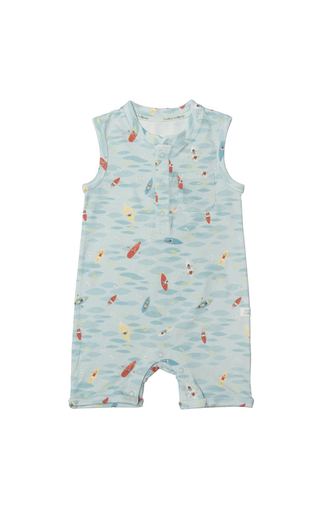 Loulou Lollipop-Short Romper-Clothing-Kayaks-0-3 Months-Much and Little Boutique-Vancouver-Canada