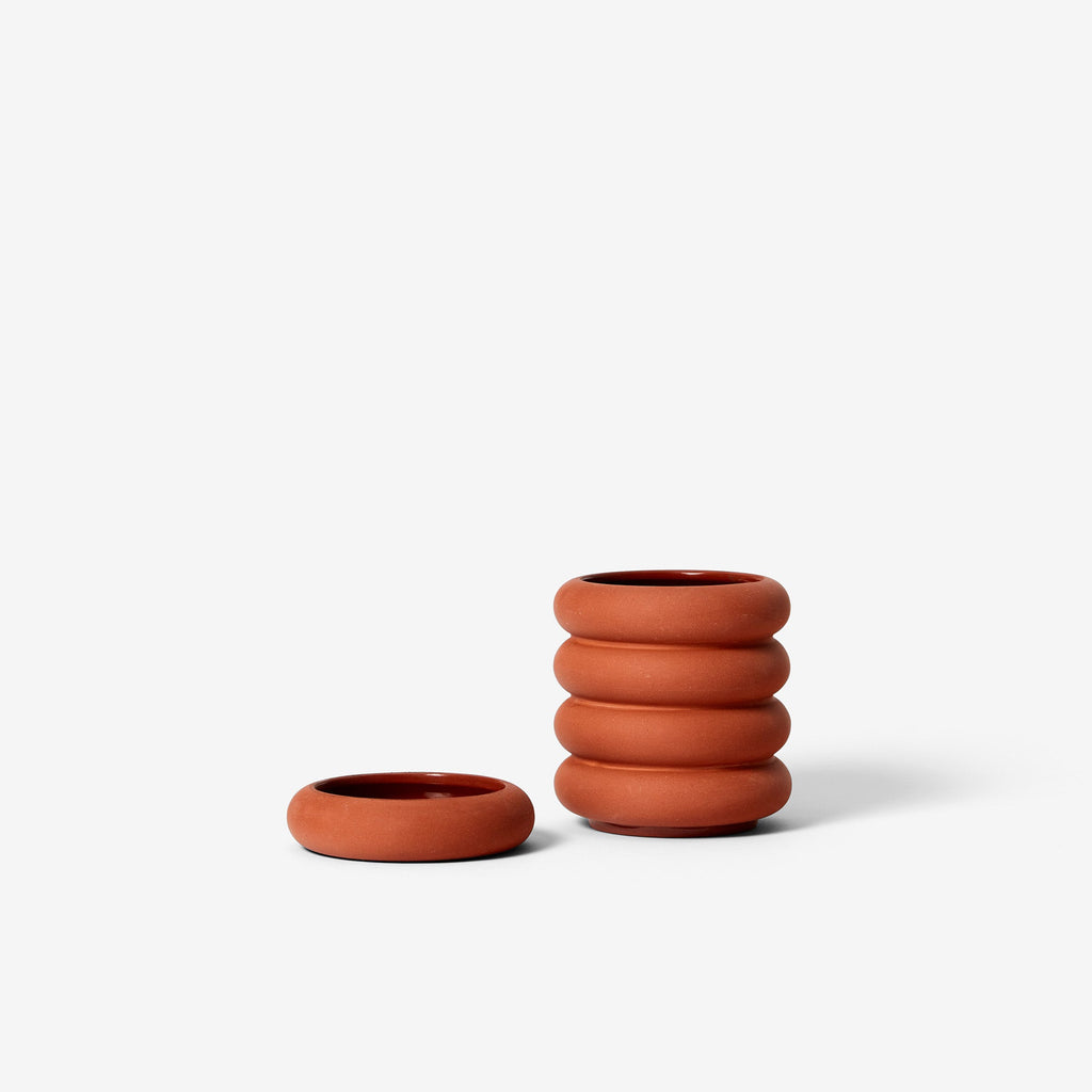 Areaware-Mini Tall Stacking Planter-Art & Decor-Terracotta-Much and Little Boutique-Vancouver-Canada