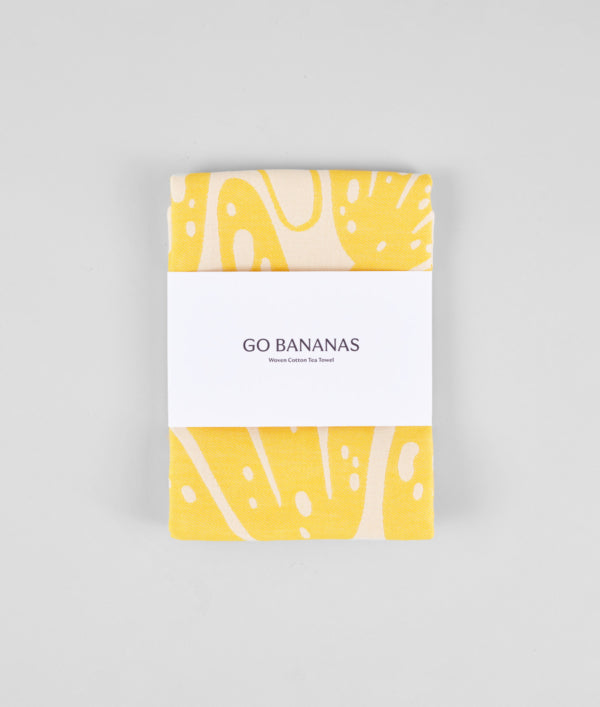 WRAP-Go Bananas Tea Towel-Tea towels-Much and Little Boutique-Vancouver-Canada