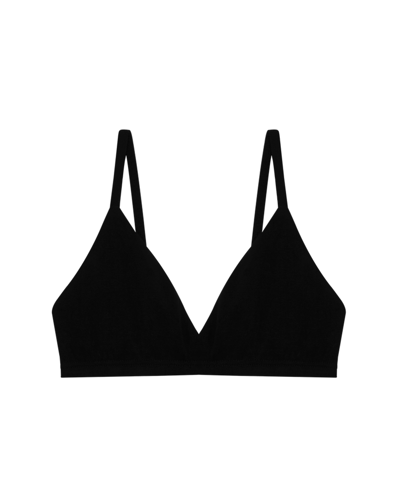 HUHA-Mineral TRIANGLE Bralette-Undergarments-Black-XSmall-Much and Little Boutique-Vancouver-Canada