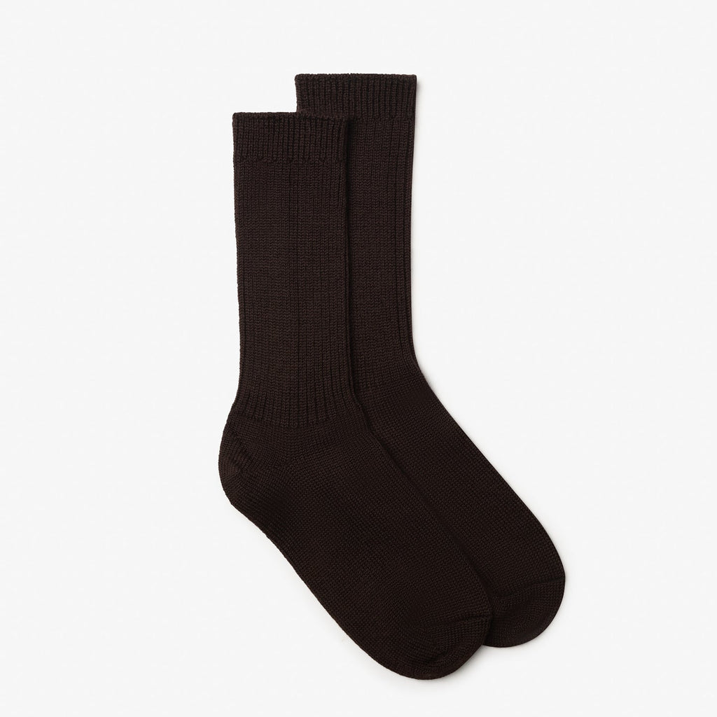 Milo & Dexter-Merino Socks-Socks-Dark Brown-Much and Little Boutique-Vancouver-Canada