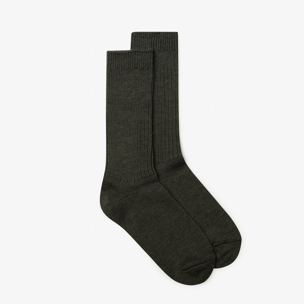 Milo & Dexter-Merino Socks-Socks-Olive-Much and Little Boutique-Vancouver-Canada