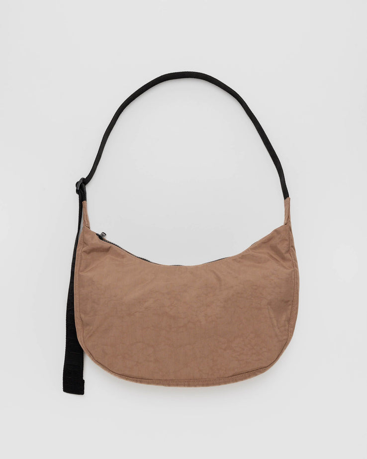 Baggu-Medium Nylon Crescent Bag-Bags & Wallets-Cocoa-OS-Much and Little Boutique-Vancouver-Canada