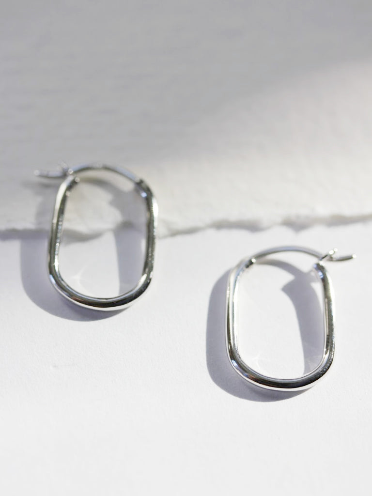 Little Gold-Airy Hoops - Silver-Jewelry-Much and Little Boutique-Vancouver-Canada