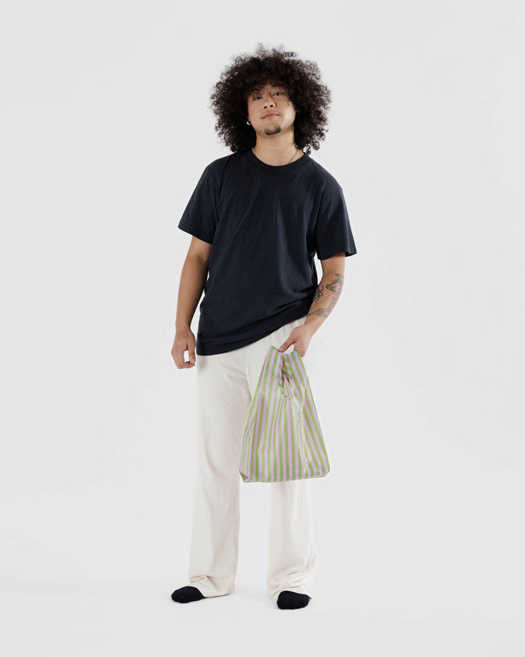 Baggu-Baby Baggu - Avocado Candy Stripe-Bags & Wallets-Much and Little Boutique-Vancouver-Canada