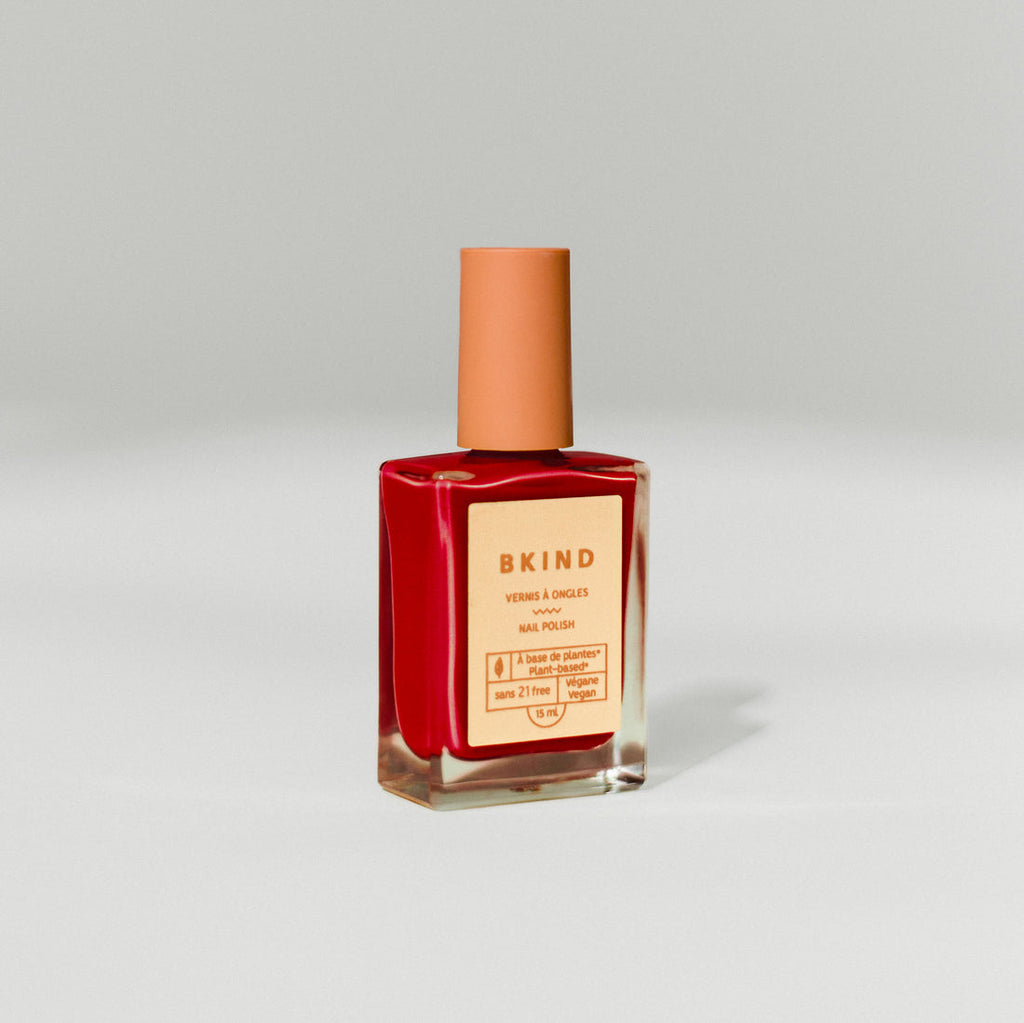 BKIND-Non-toxic Nail Polish - Lady in Red-Beauty-Much and Little Boutique-Vancouver-Canada