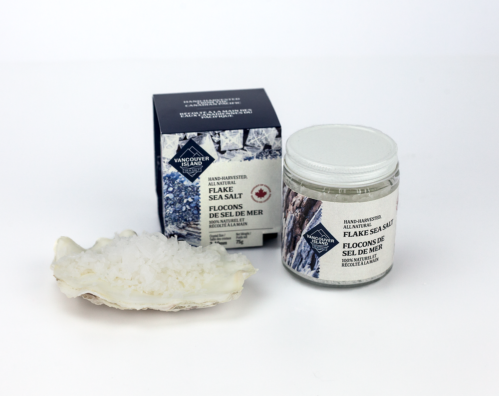 Vancouver Island Salt Co-Sea Salt Flakes - 75g-Pantry-Much and Little Boutique-Vancouver-Canada