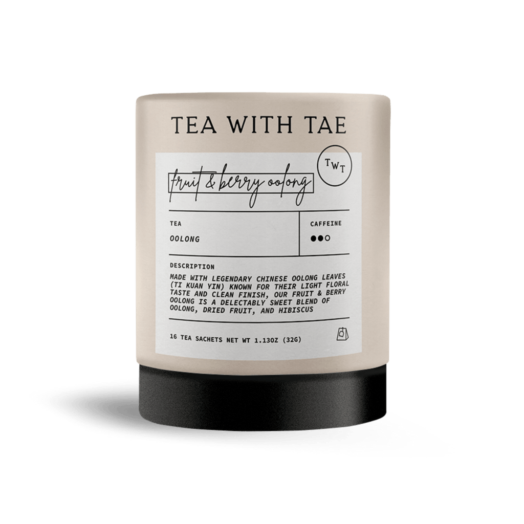 Tea With Tae-Tea Tube (Large)-Pantry-Fruit & Berry Oolong-16 sachets-Much and Little Boutique-Vancouver-Canada