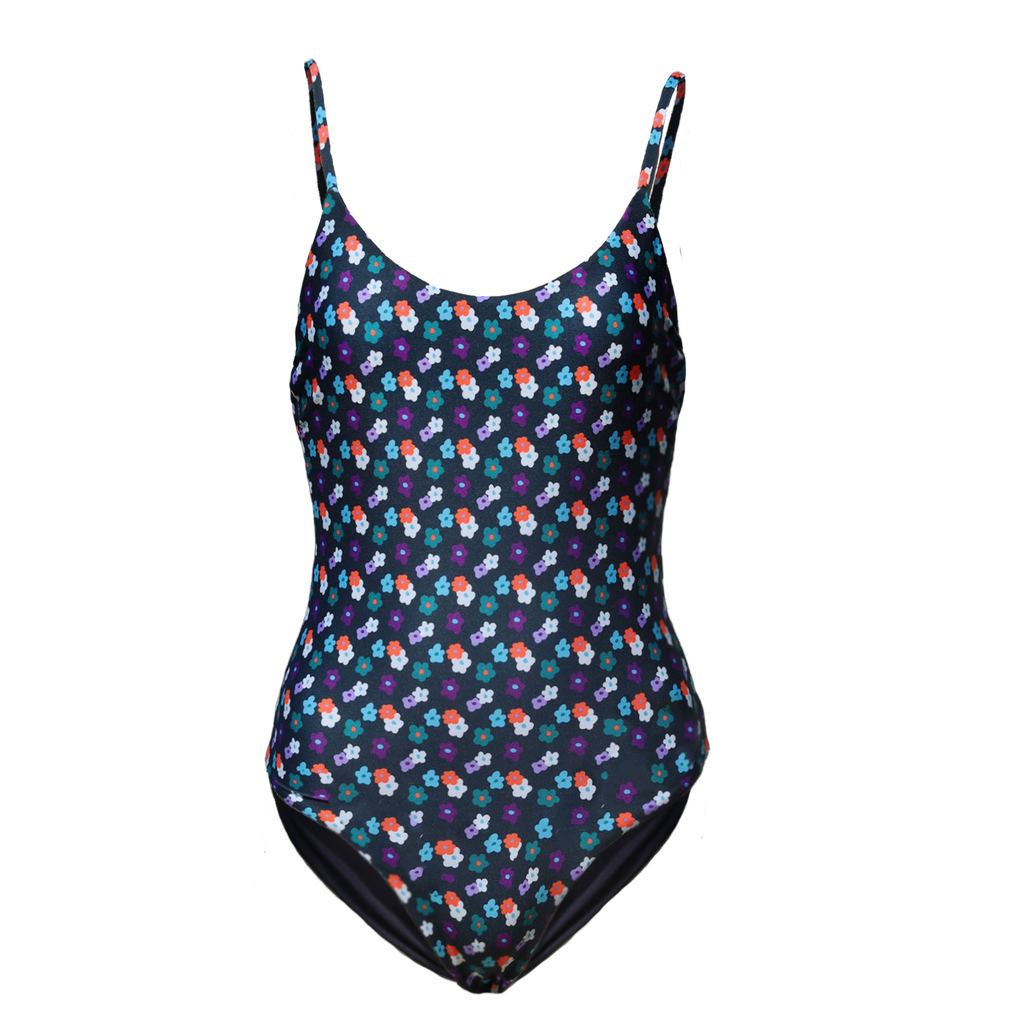 Fenntessa-Gemini One-Piece Bathing Suit-Swimwear-Mini Floral-Small-Much and Little Boutique-Vancouver-Canada