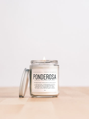 Forest Etiquette-Ponderosa Pine Candle (Birch Block Collab)-Candles & Home Fragrance-Much and Little Boutique-Vancouver-Canada