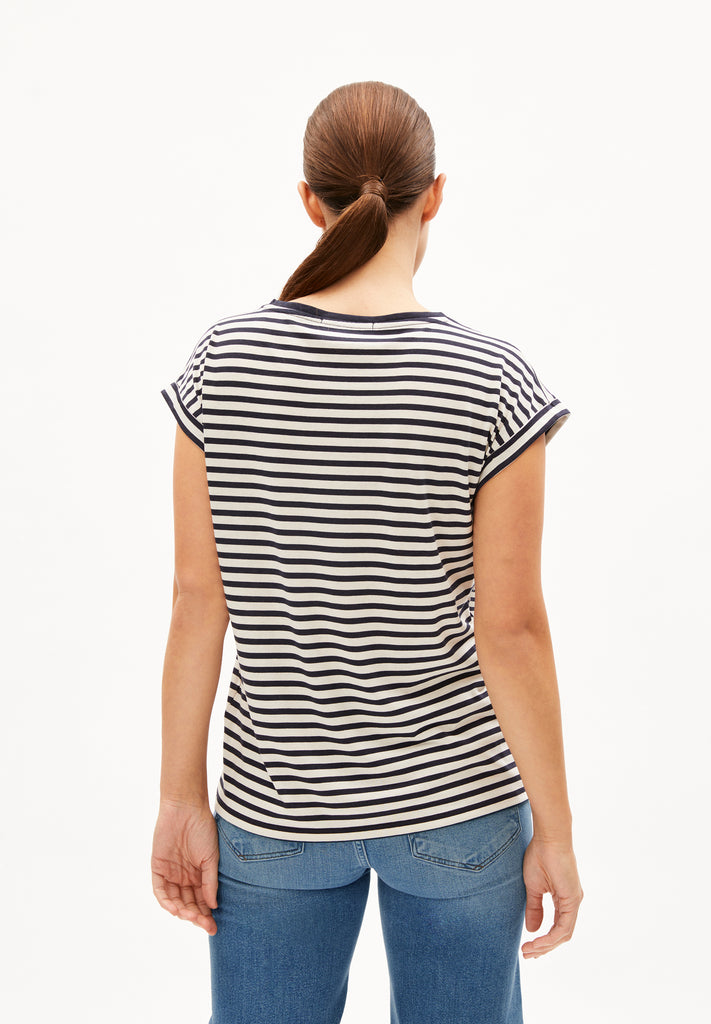 Armed Angels-Jiliaana Striped Tee-Casual Tops-Much and Little Boutique-Vancouver-Canada