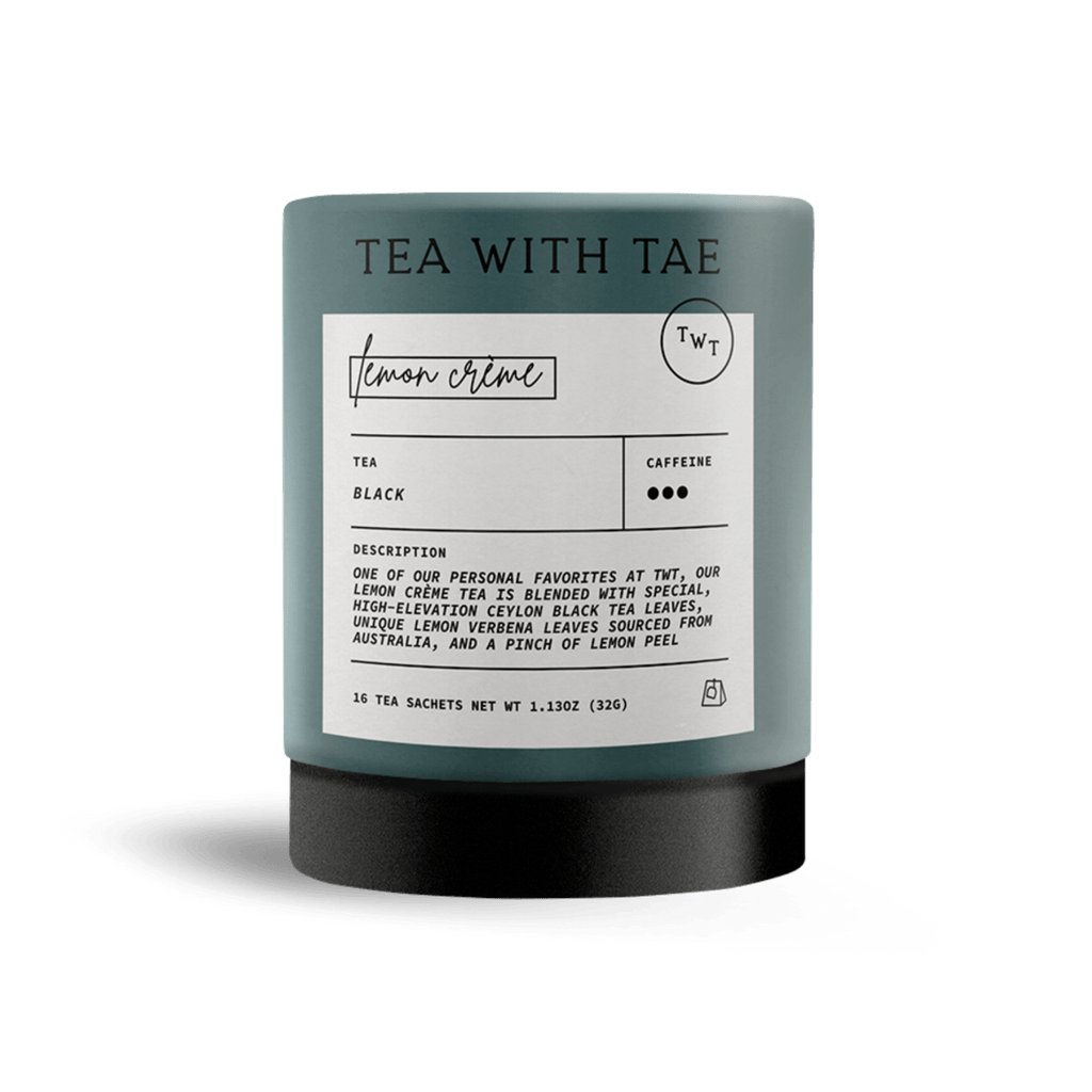 Tea With Tae-Tea Tube (Large)-Pantry-Lemon Crème Black-16 sachets-Much and Little Boutique-Vancouver-Canada