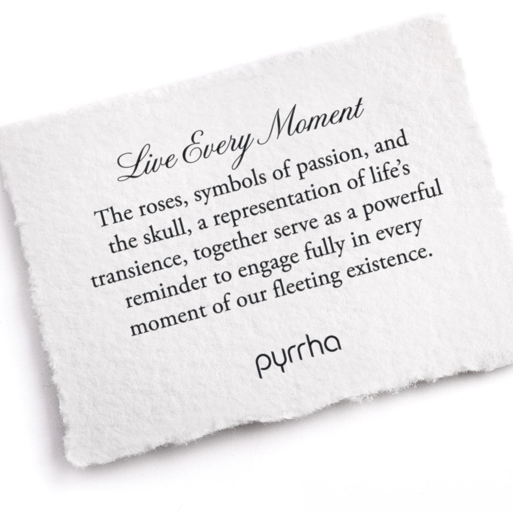 Pyrrha Design Inc.-Live Every Moment Talisman on 20" Chain-Jewelry-Much and Little Boutique-Vancouver-Canada