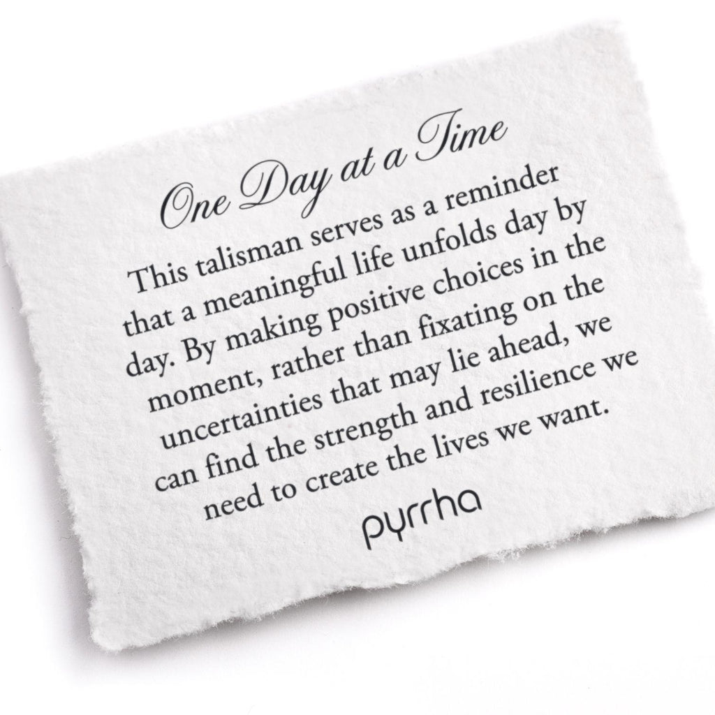 Pyrrha Design Inc.-One Day at a Time Talisman-Jewelry-Much and Little Boutique-Vancouver-Canada