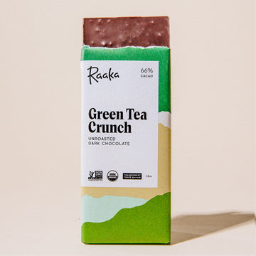 Raaka Chocolate-Artisan Chocolate-Pantry-Green Tea Crunch-1.8oz-Much and Little Boutique-Vancouver-Canada
