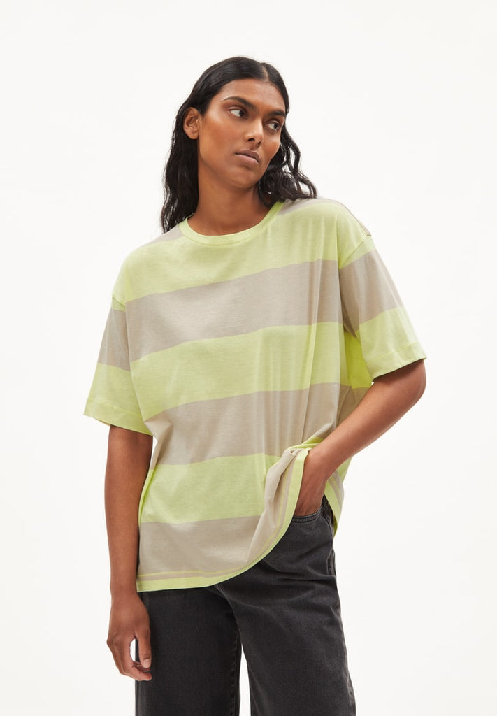 Armed Angels-Saikaa Bold Striped Tee-Casual Tops-Much and Little Boutique-Vancouver-Canada