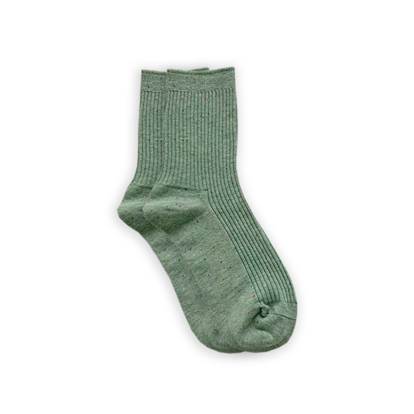 XS Unified-Ribbed Confetti Socks-Socks-Jade-Much and Little Boutique-Vancouver-Canada