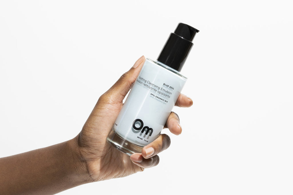 Om Organics-Blue Azul Soothing Cleansing Emulsion-Skincare-Much and Little Boutique-Vancouver-Canada