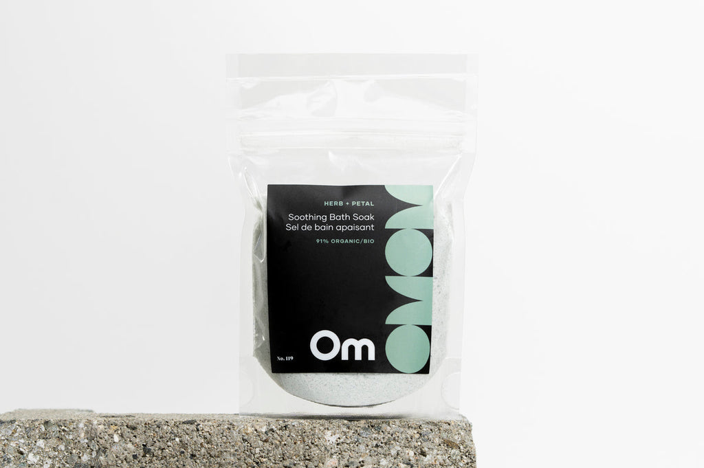 Om Organics-Mini Herb & Petal Soothing Bath Soak-Body Care-Much and Little Boutique-Vancouver-Canada
