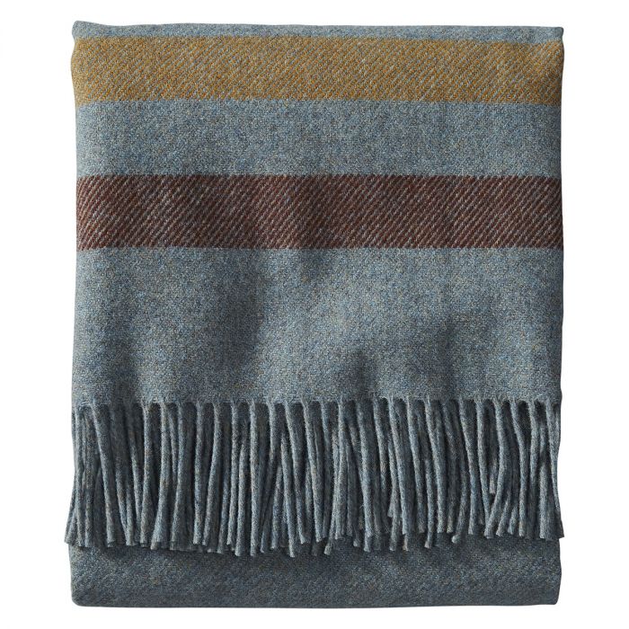 Pendleton-Washable Wool Throw-Throws & Blankets-Shale Stripe-Much and Little Boutique-Vancouver-Canada