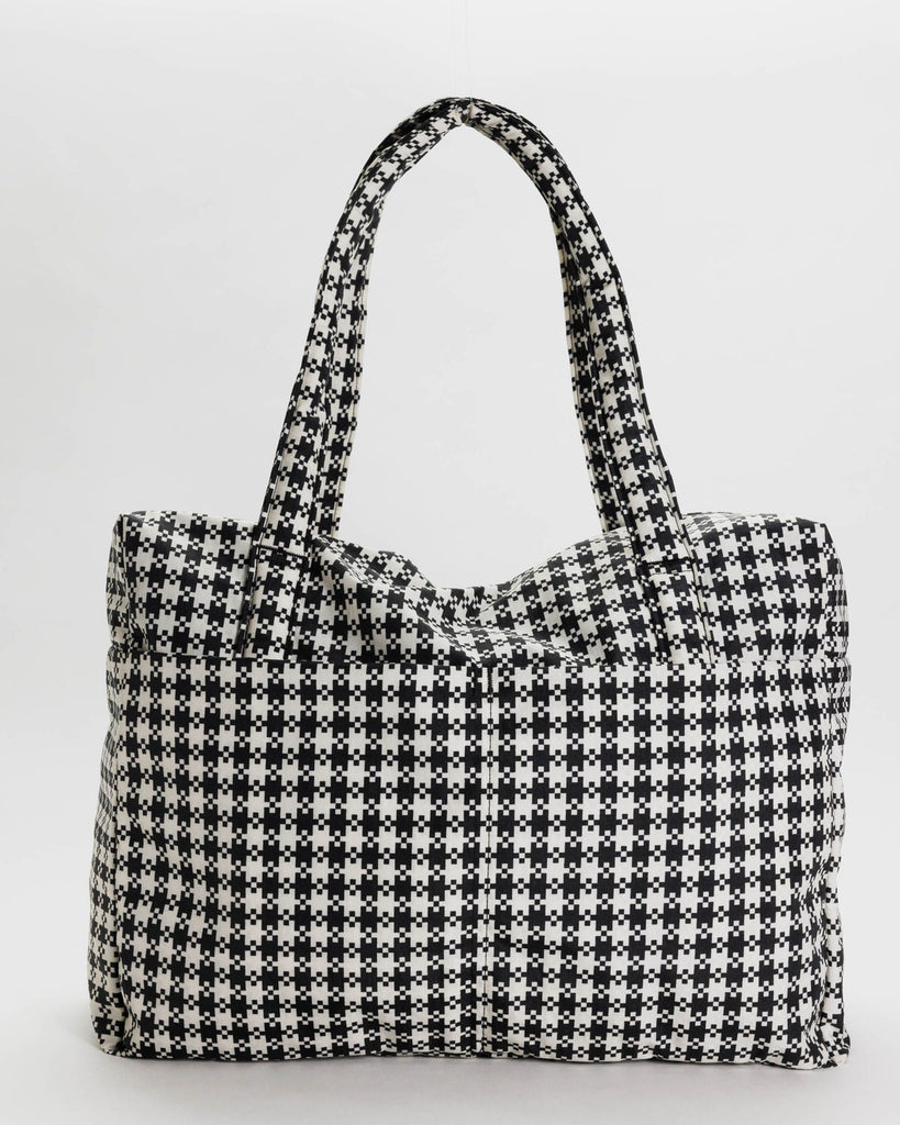 Baggu-Cloud Carry On Bag-Bags & Wallets-BW Pixel Gingham-Much and Little Boutique-Vancouver-Canada
