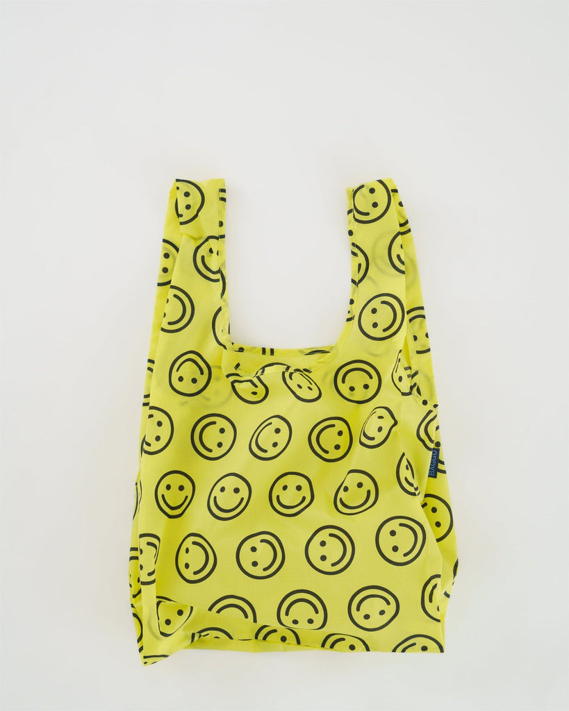 Baggu-Standard Baggu - Yellow Happy-Bags & Wallets-Much and Little Boutique-Vancouver-Canada